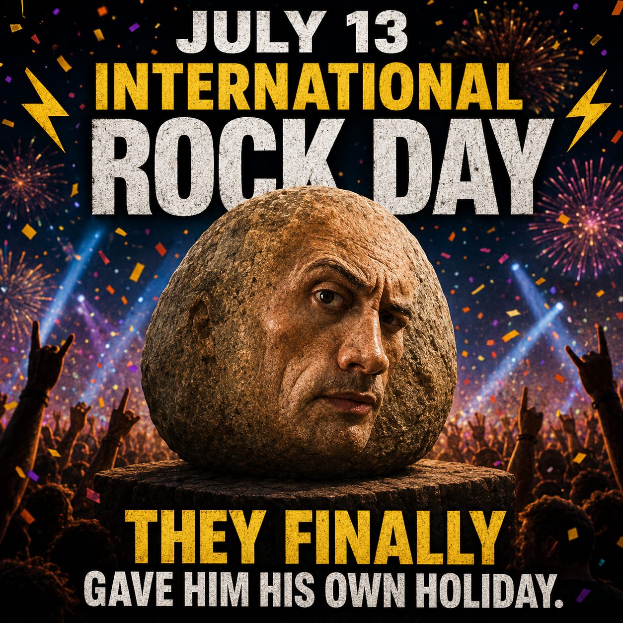 July 13 International Rock Day